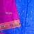 blue color banarasi paithani art silk saree with blouse