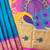 sky blue color banarasi paithani art silk saree with blouse