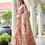 pink color satin art silk saree with designer blouzse