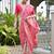  pink color banarasi art silk saree with designer blouse
