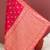 pink color art silk saree with printed blouse