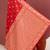 red color art silk saree with printed blouse