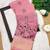 pink color chanderi cotton saree with printed blouse