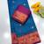 teal color tissue art silk saree with contrast blouse