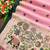 pink color cotton saree with contrast blouse
