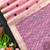 pink color cotton saree with contrast blouse