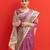 purple color tussar art silk saree with blouse
