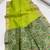 green color khadi art silk saree with contrast blouse