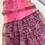 pink color khadi art silk saree with contrast blouse