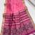pink color khadi art silk saree with contrast blouse