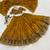 mustard embroidered vichitra lehenga choli set