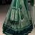 GREEN  Tasar Silk Lehenga Set with Kalamkari Print & Lace Border     Includes Blouse & Tassel Dupatta
