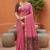 pink  soft pure muga cotton  saree with meenakari  weaving  motifs and contrast blouse