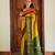 Mustard soft silk blend banarasi jacuard work designer saree with blouse