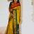 Mustard soft silk blend banarasi jacuard work designer saree with blouse