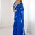Blue Sequins Georgette Lehenga Choli With Dupatta