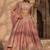 pink silk zari embroidery blush pink lehenga choli with dupatta