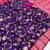 purple soft silk blend saree with zari weaving meenakari design