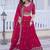 Attractive Rani Pink Sequins Georgette Lehenga Choli With Dupatta
