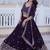 Beautiful Wine Zari Embroidered Georgette Wedding Lehenga Choli