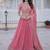 Majestic Pink Zari Embroidery Silk Lehenga Choli With Dupatta