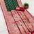 green soft banarasi silk saree with zari weaving meenakari design