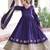 Admirable Purple Sequins Silk Festive Wear Anarkali Gown With Dupatta