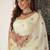 Striking Cream Multi Thread Work Silk Lehenga With Blouse