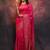 Pink soft silk blend banarasi jacuard work designer saree with blouse