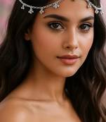 Ghungroo maangtikka for navratri festival | indian forehead jewelry