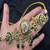 Antique gold kundan choker necklace set with green beads|indian bridal rajwadi jadau jewelry