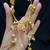 Kashmiri gold ghungroo kaleera bangles for bride – pearl dulhan kaleera bracelet set