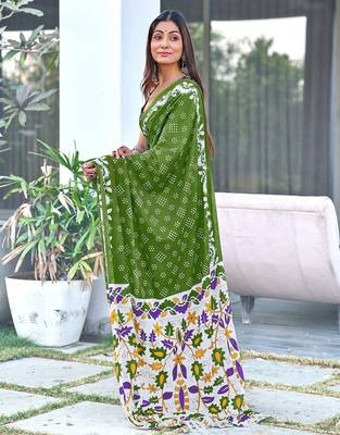 Churi hand block print mulmul cotton sarees 3