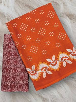 Churi hand block print mulmul cotton sarees 5