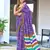 Cartoon hand block mulmul cotton sarees