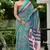 Ajrakh fancy hand block mulmul cotton sarees
