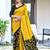 Batik style fancy hand block mulmul cotton sarees
