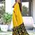 Batik style fancy hand block mulmul cotton sarees