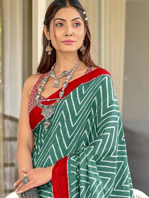 Bagru block print mulmul cotton sarees 2