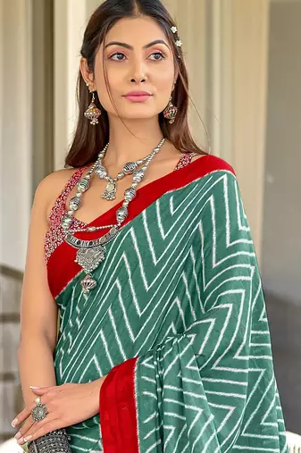 Bagru block print mulmul cotton sarees