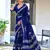 Batik butterfly hand block mulmul cotton sarees
