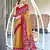 Hand batik print mulmul cotton sarees