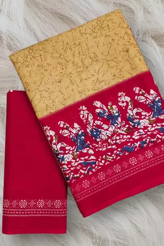 Hand batik print mulmul cotton sarees