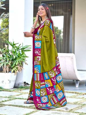 Bagru block print  mulmul cotton sarees 4