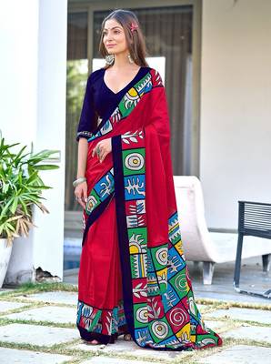 Bagru block print  mulmul cotton sarees 1
