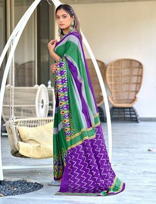 Pure mulmul cotton hand block print sarees 3