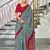 Ikkat test block print mulmul cotton sarees