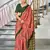 Ikkat test block print mulmul cotton sarees