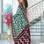 Hand block printed cotton mul saree with blouse