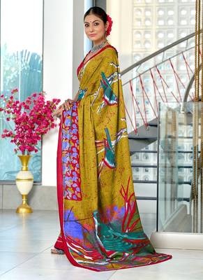 Pure mulmul cotton hand block print sarees 3